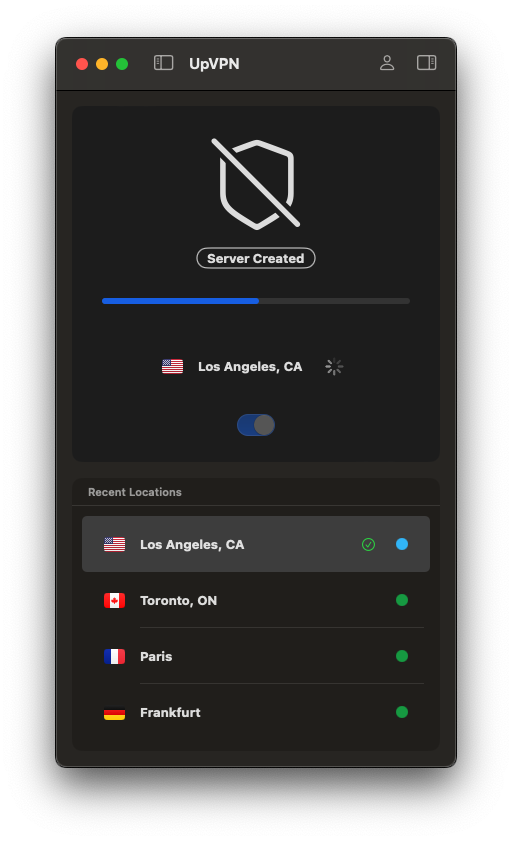 Newark VPN on macOS
